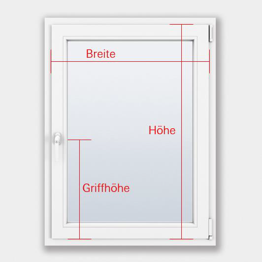 6. Maße: Breite, Höhe, Griffhöhe